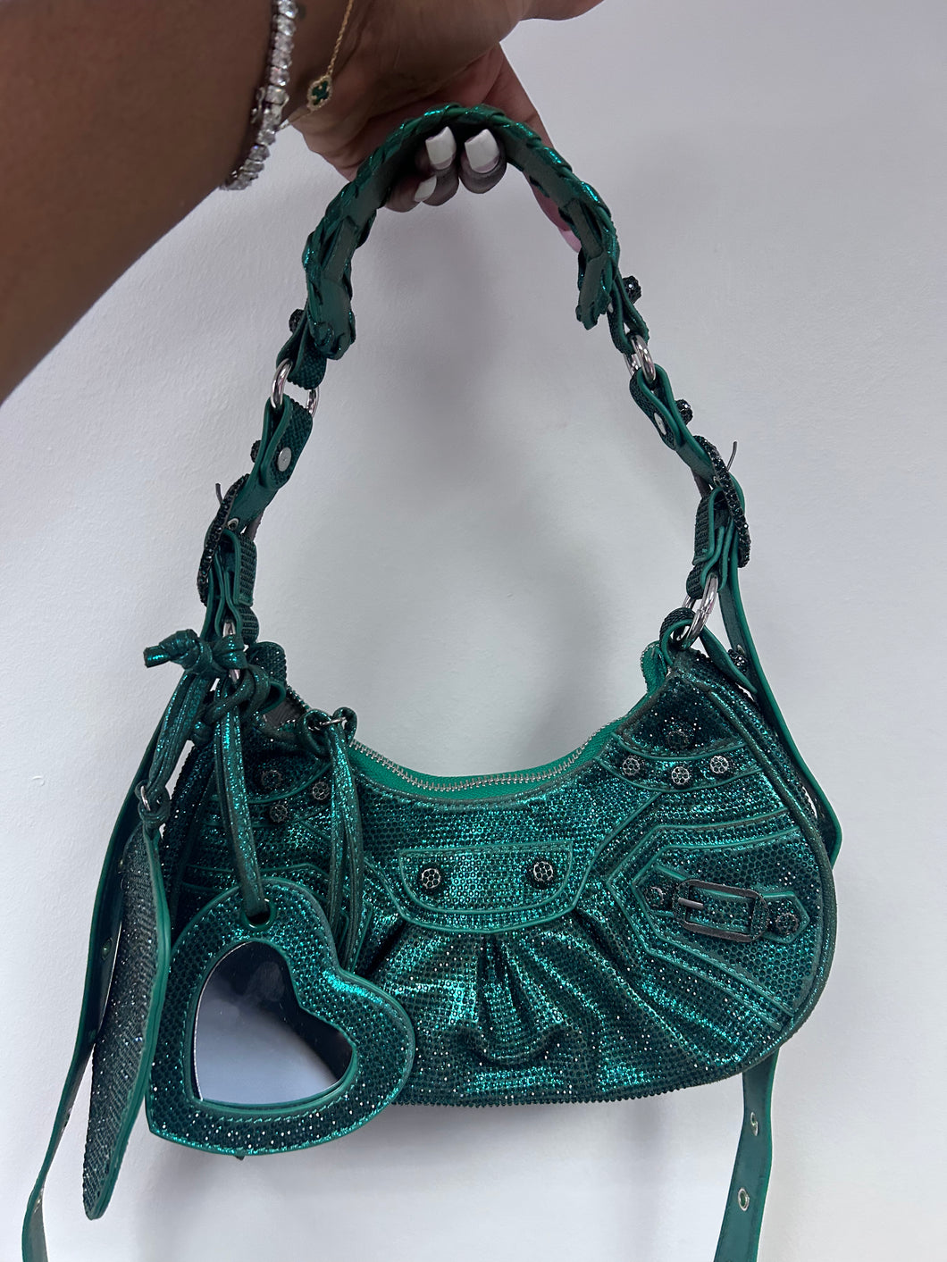 SPARKLE STUNNA BAG GREEN